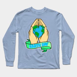 Earth Day 🌎 💜 Long Sleeve T-Shirt